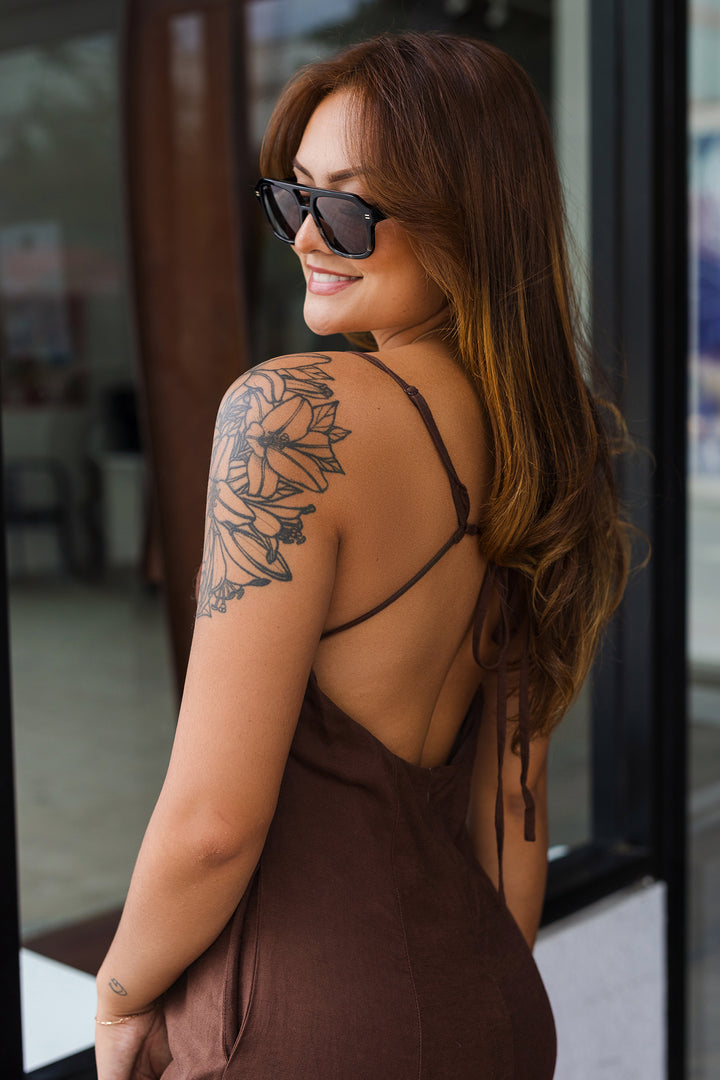 The Molly Open Back Maxi Dress