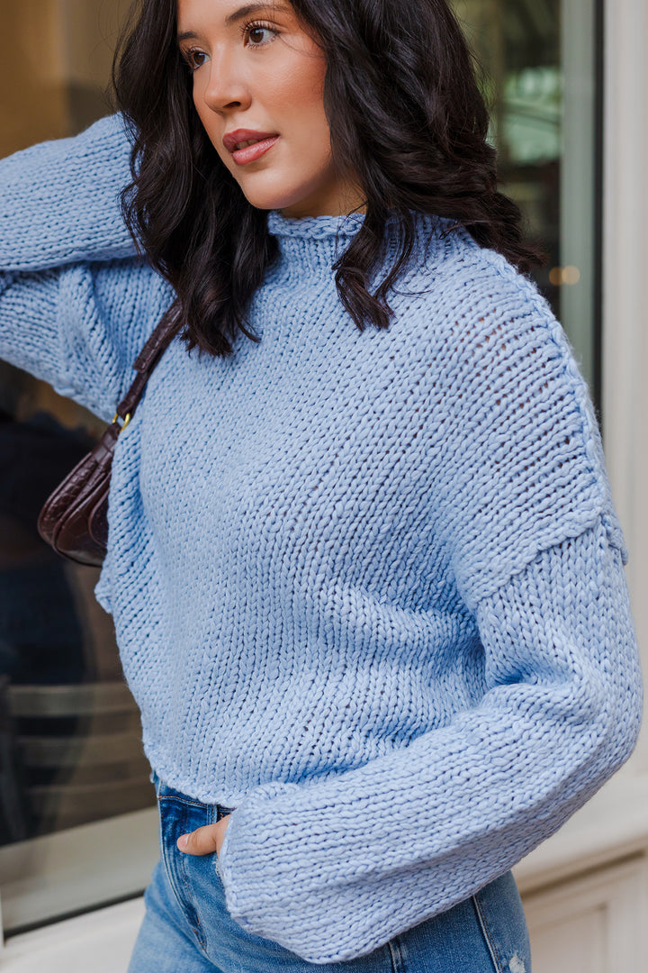 The Winter Lover Rolling Hem Sweater