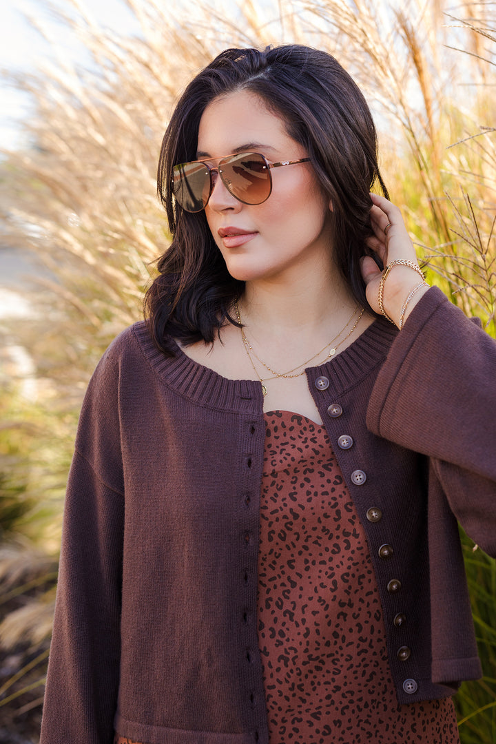 The Misty Morning Cardigan Top