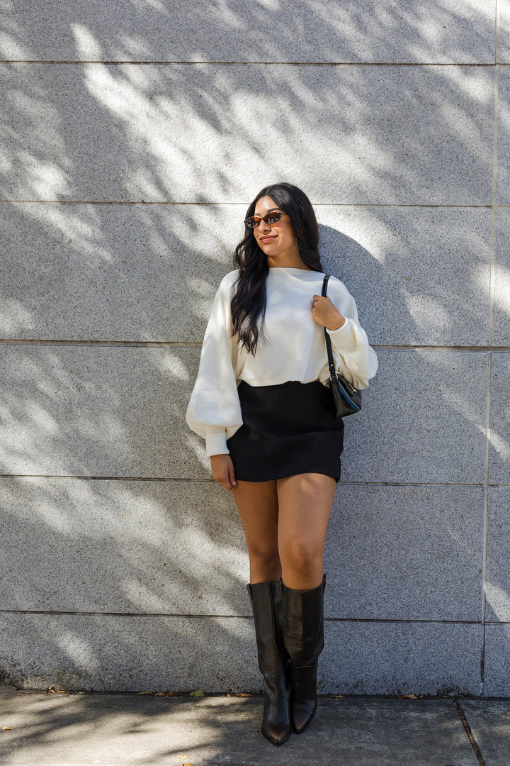 The Shoreline Knit Dolman Sleeve Pullover