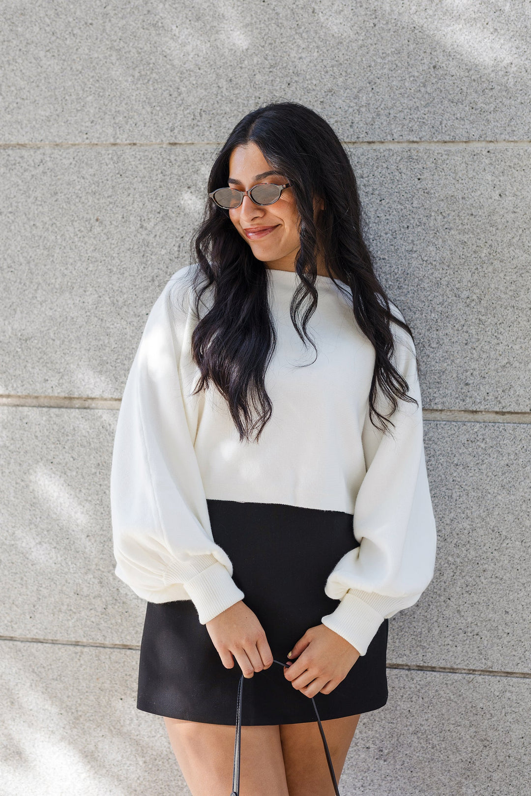 The Shoreline Knit Dolman Sleeve Pullover