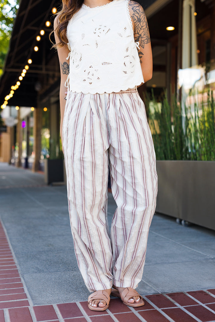 The Free Fall Striped Parachute Pants