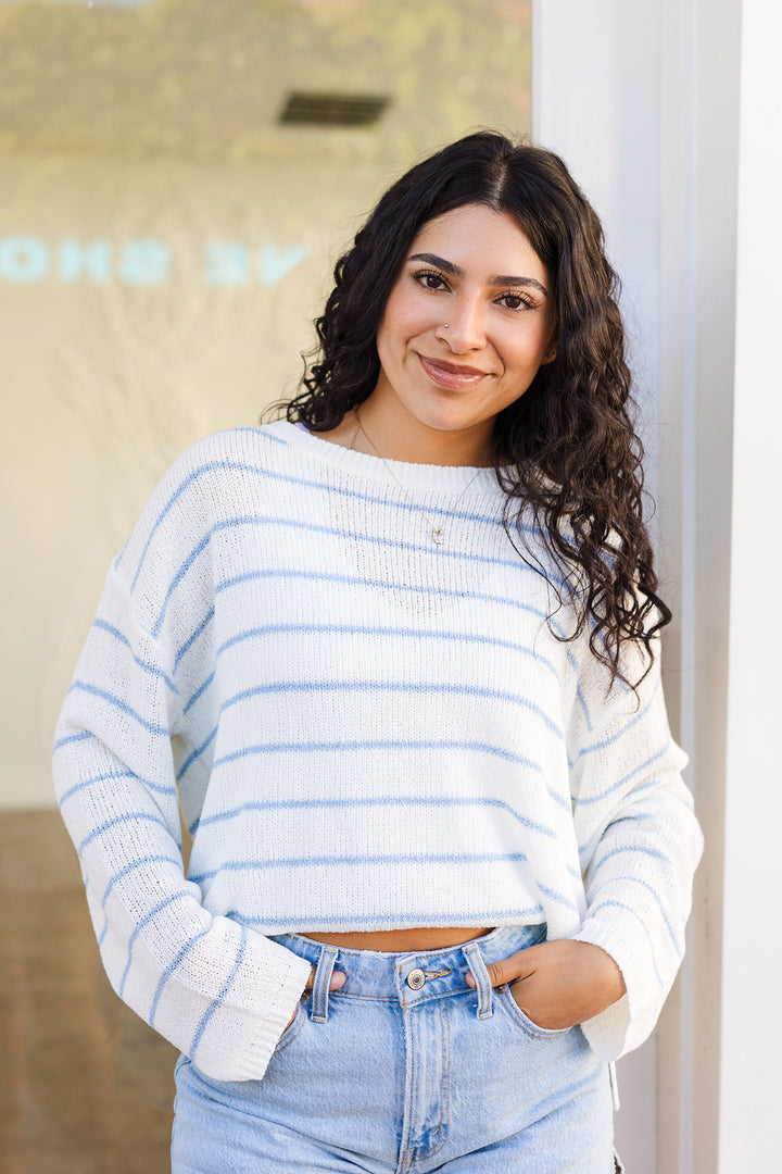 The Marthas Vineyard Striped Summer Sweater
