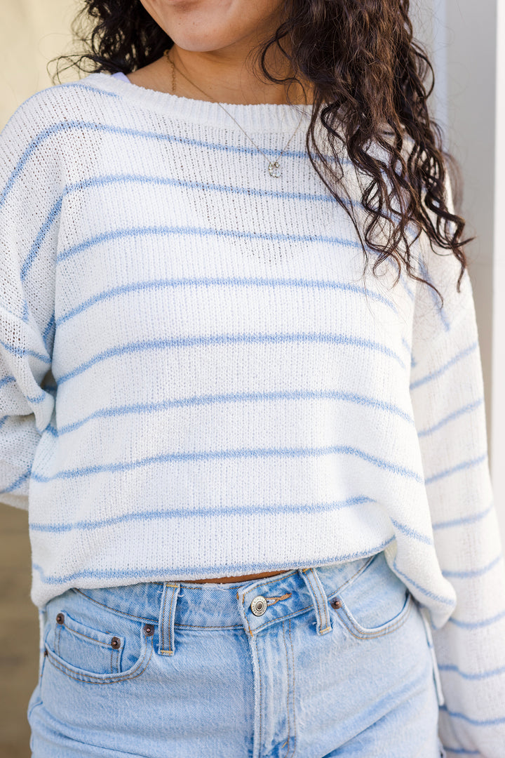 The Marthas Vineyard Striped Summer Sweater