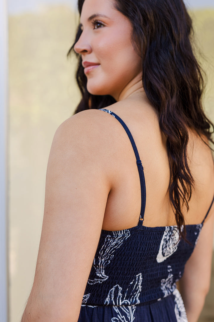 The Palm & Pearl Mini Cutout Dress