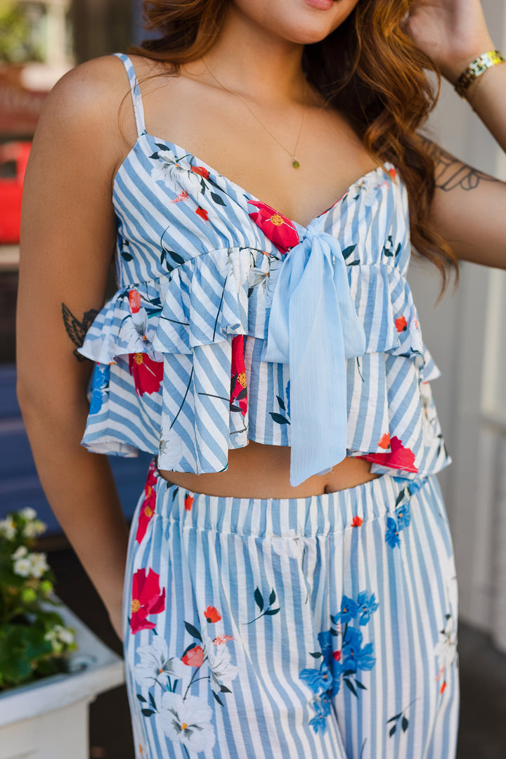 The Blueberry Blossom Tank Top