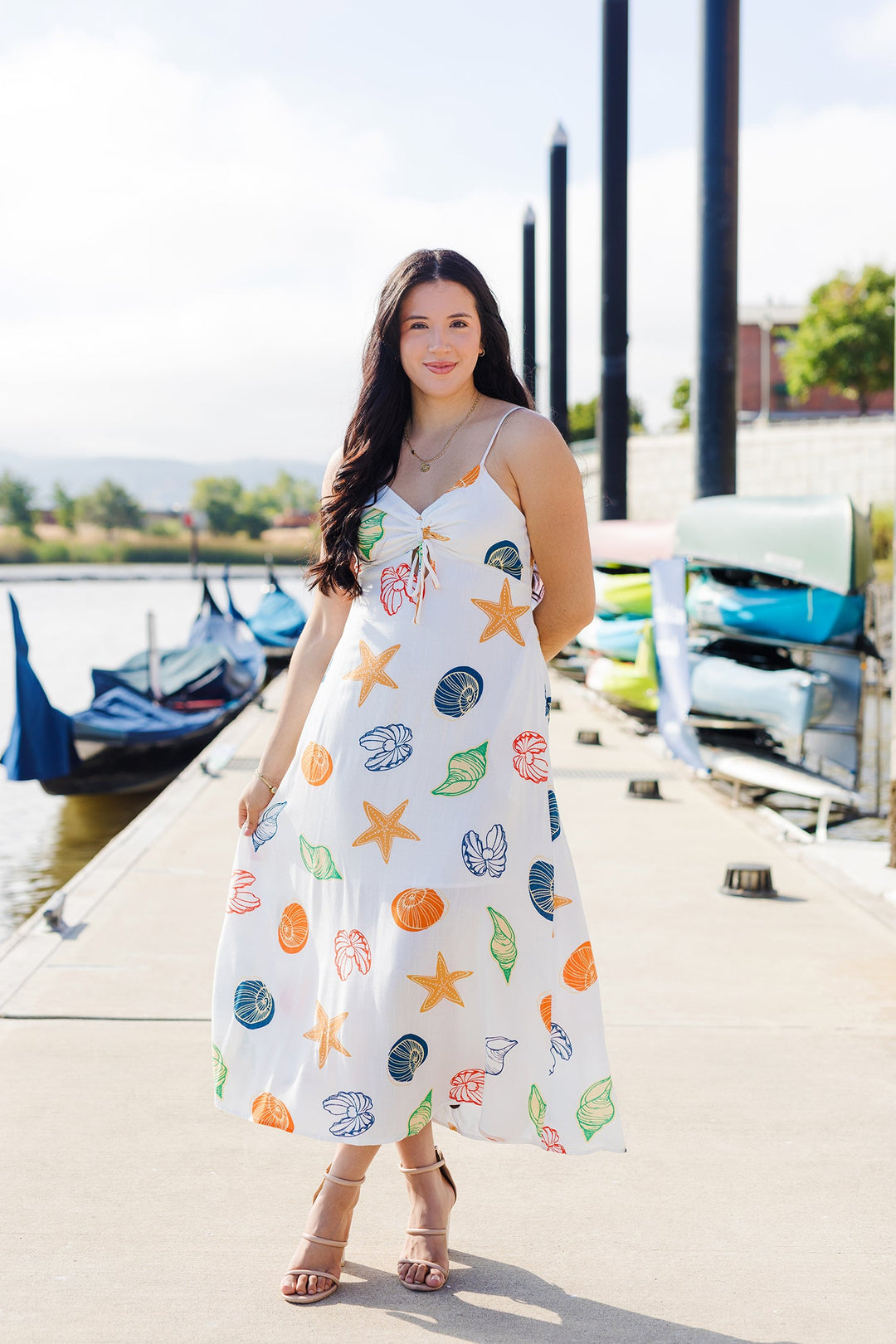 postcard midi dress Seaside Postcard Midi Dress