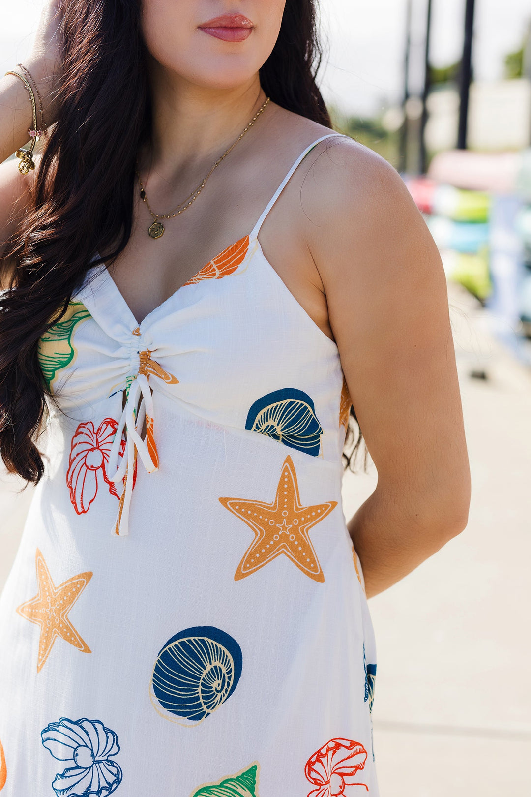 The Paradise Postcard Midi Dress