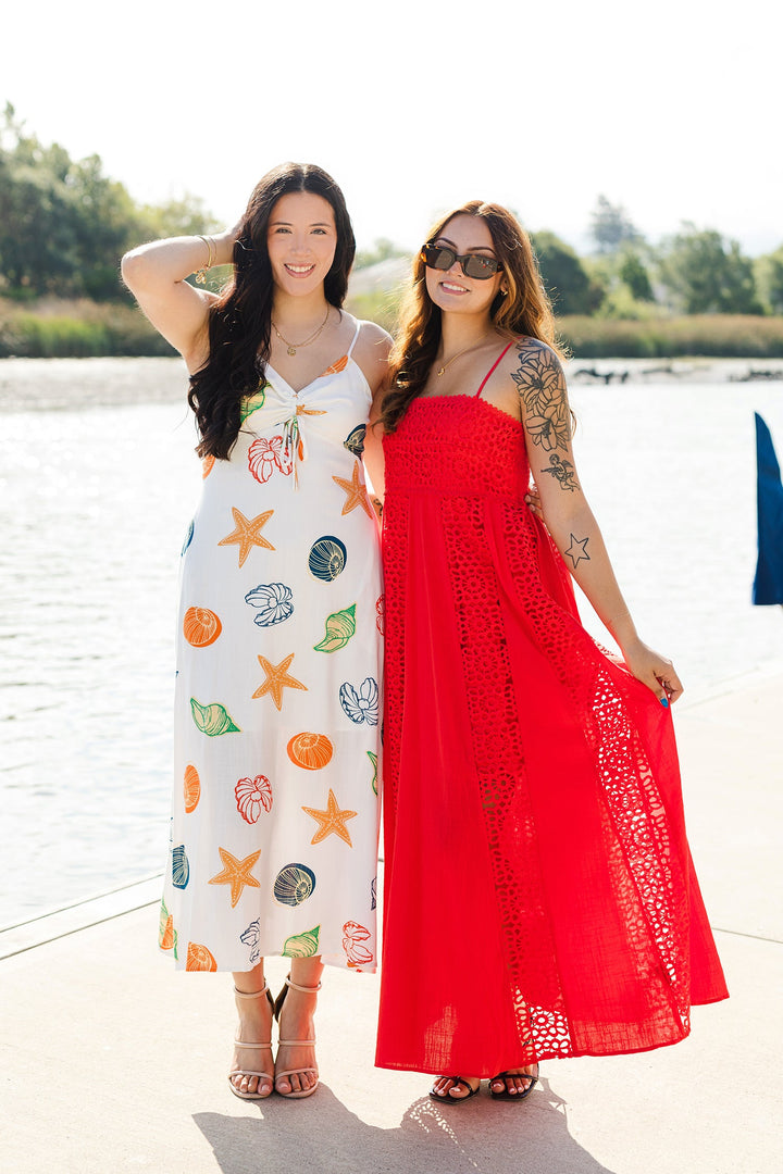The Paradise Postcard Midi Dress