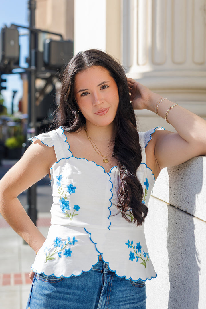 The Perfect Petal Peplum Top