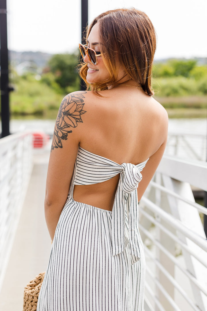 The Rules of the Runway Strapless Maxi Dress