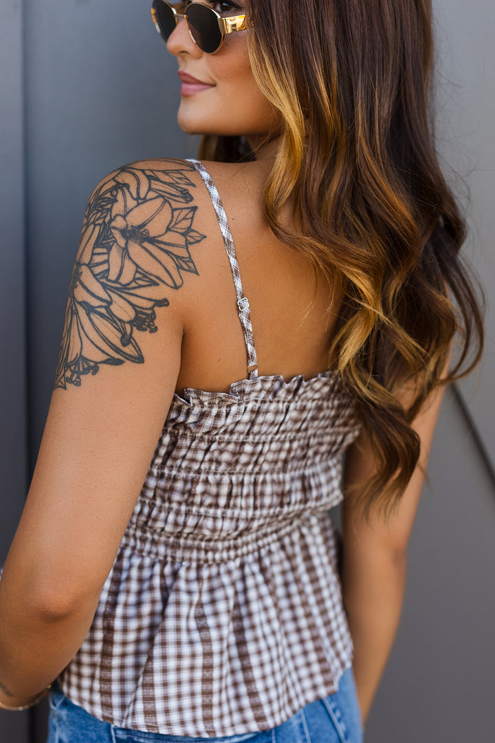 The Paris Texas Gingham Top
