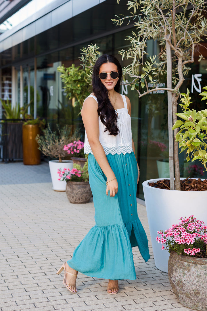 The Always You Tiered Maxi Skirt