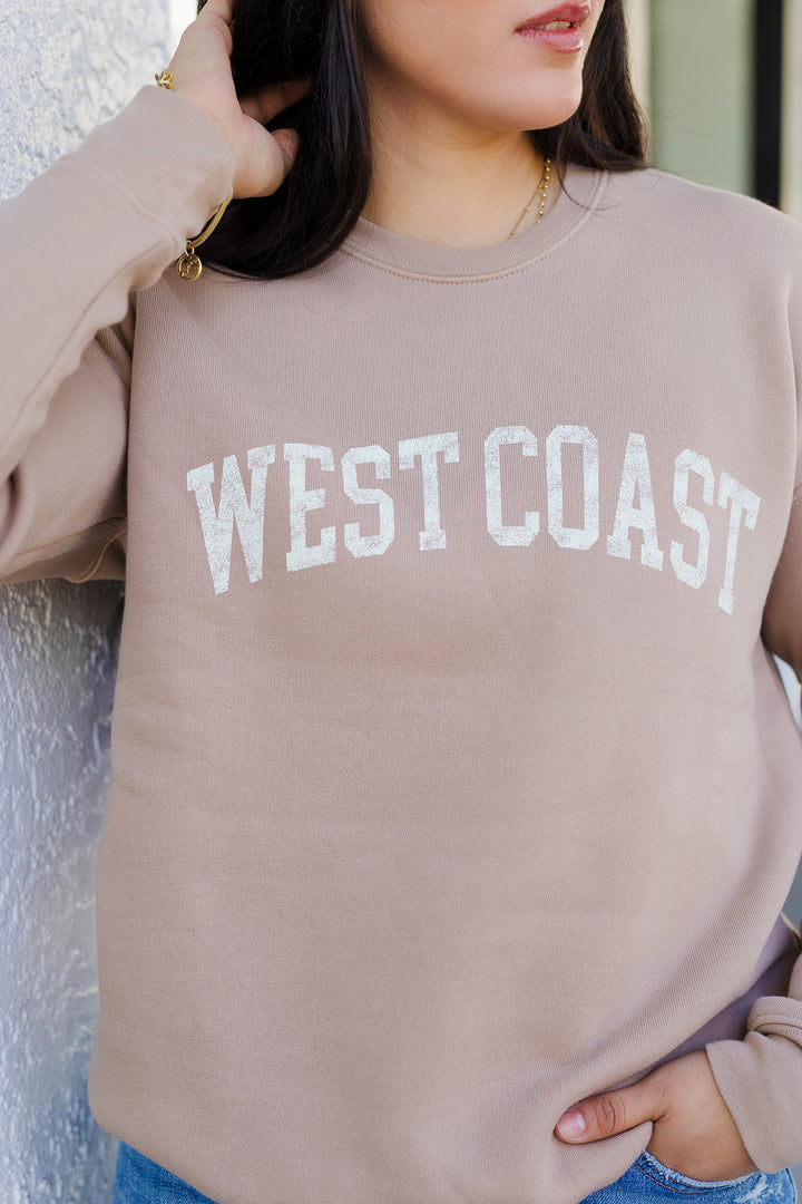 The WEST COAST Graphic Crewneck Sweatshirt