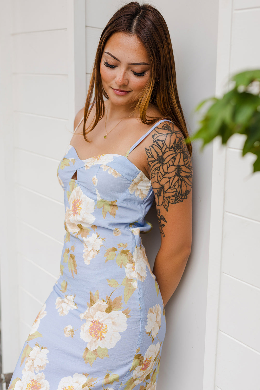 The Skies In Bloom Maxi Dress