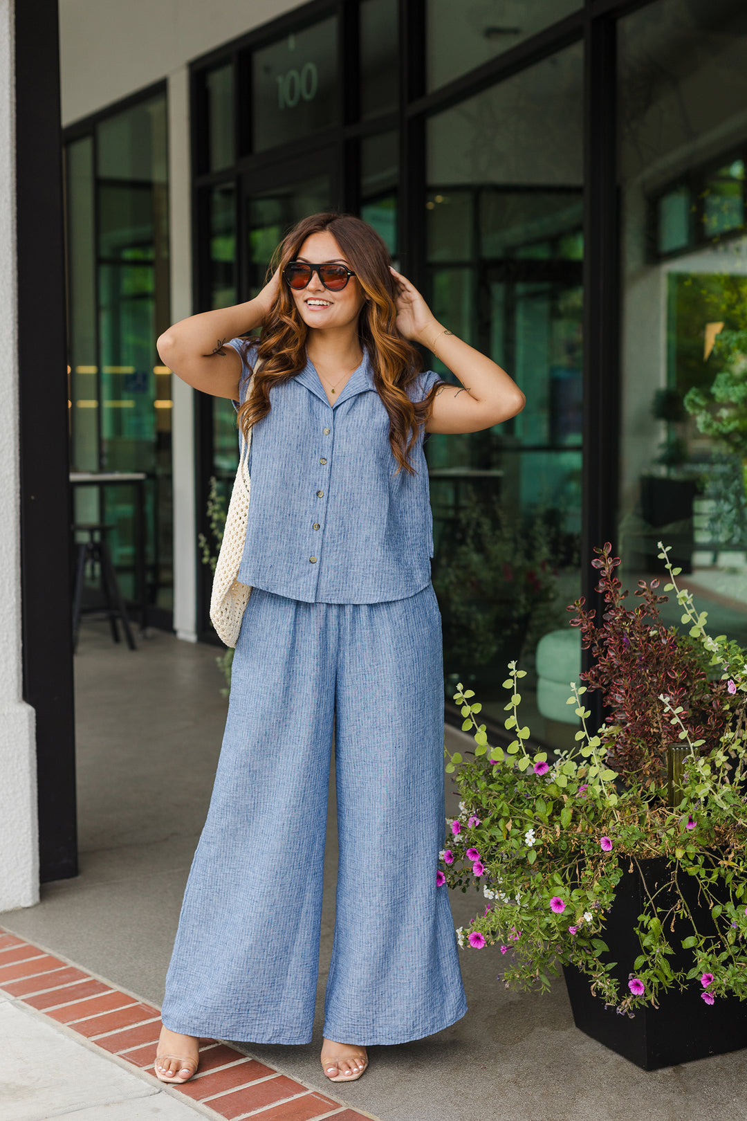 The Beach Bound Striped Wide Leg Pants