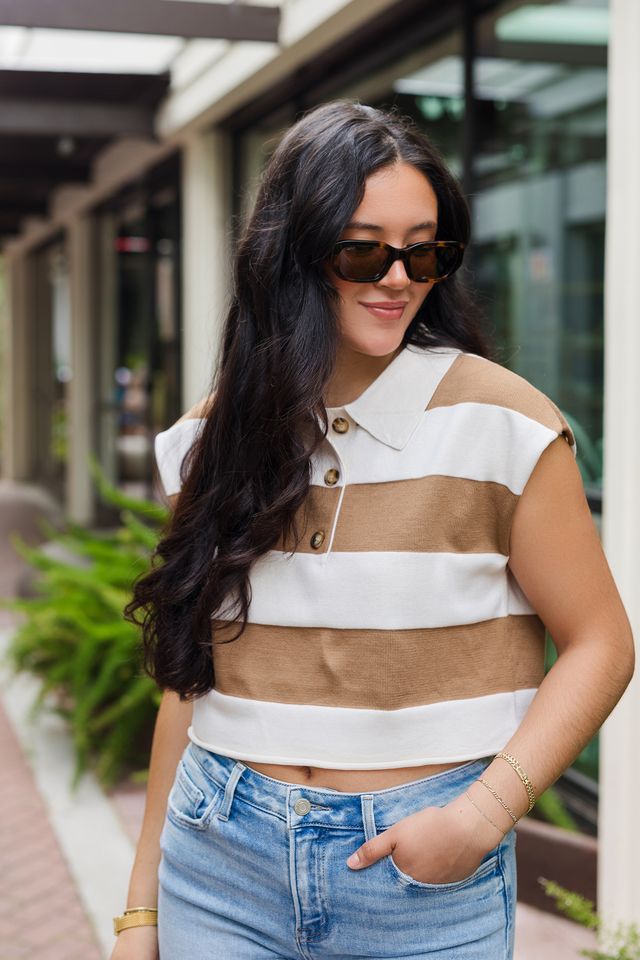 The Morning Coffee Oversized Knit Top