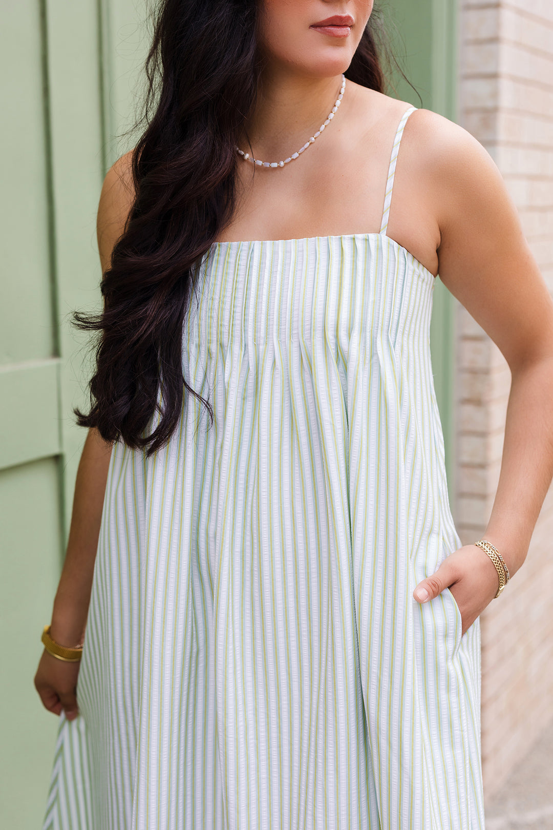 The Seaside Striped Maxi Dress
