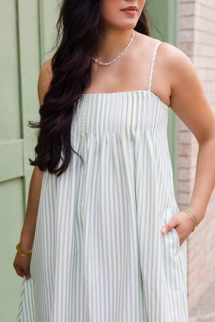 The Seaside Striped Maxi Dress