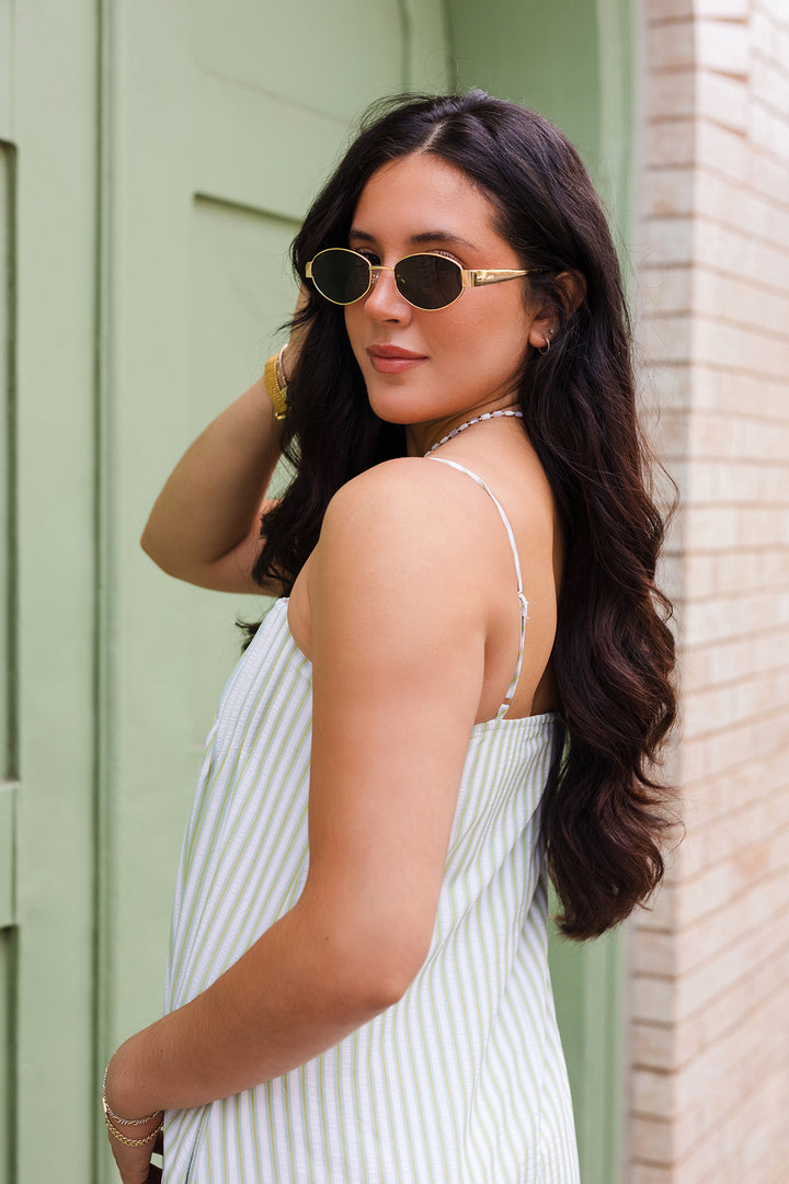 The Seaside Striped Maxi Dress