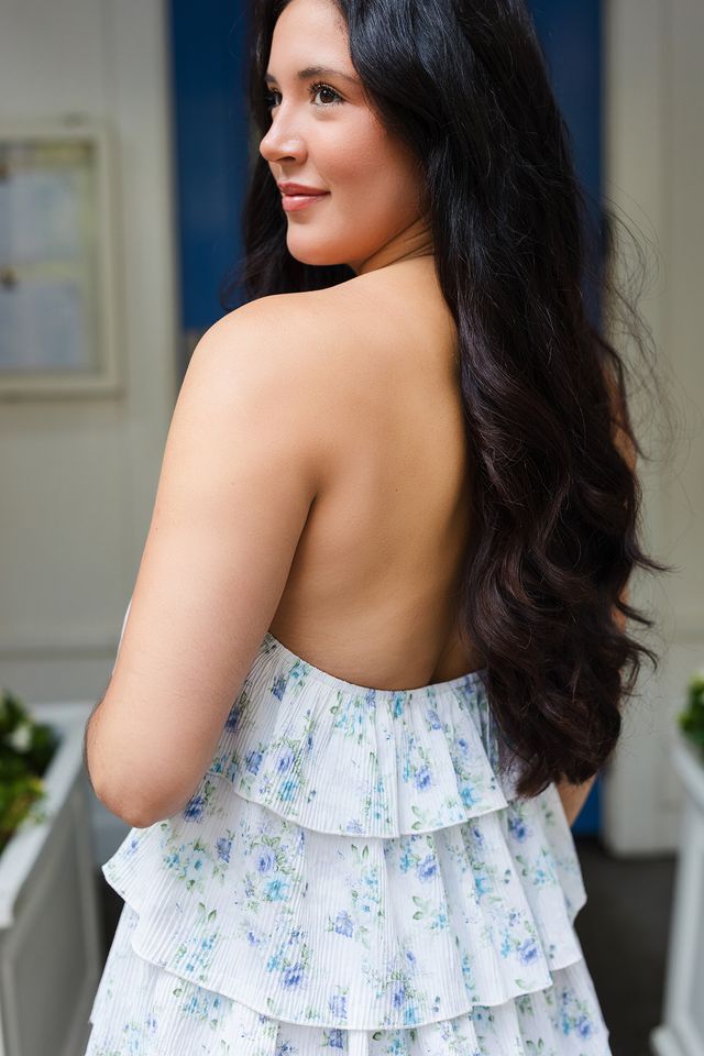 The Sunday Brunch Tiered Mini Dress