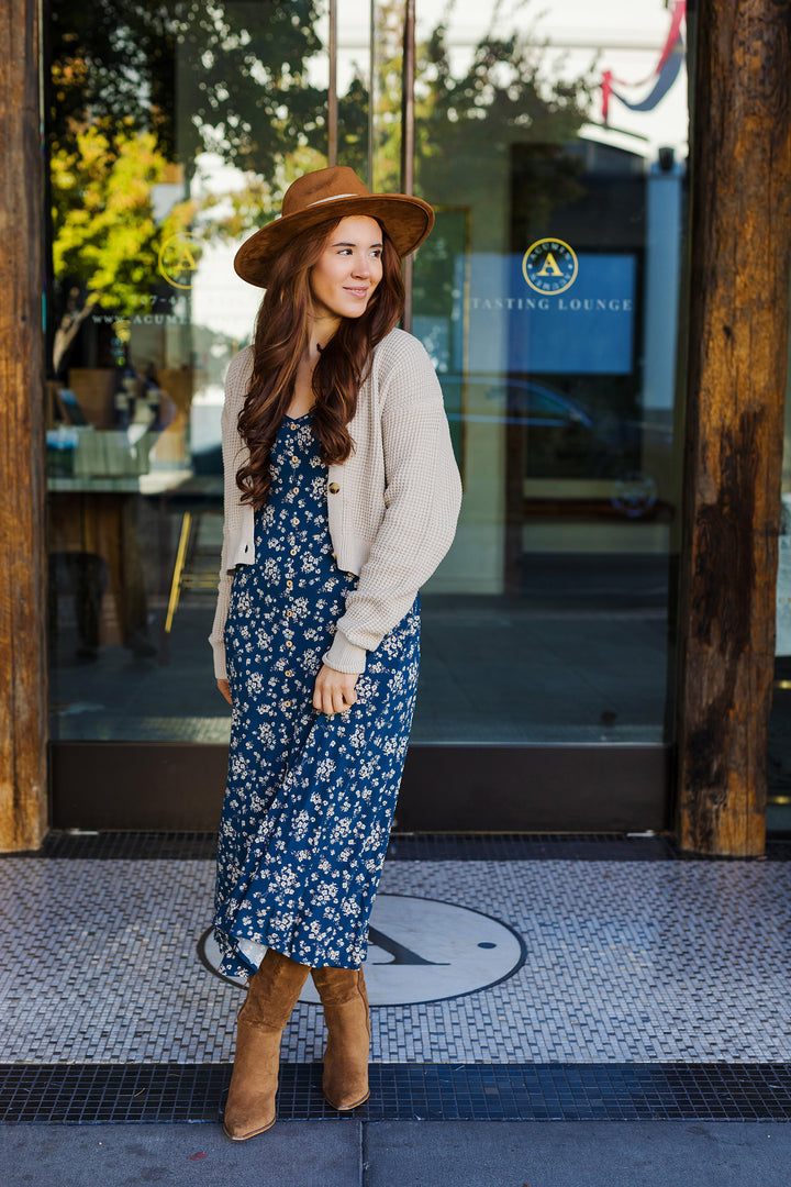 The Falling Flowers Maxi Dress