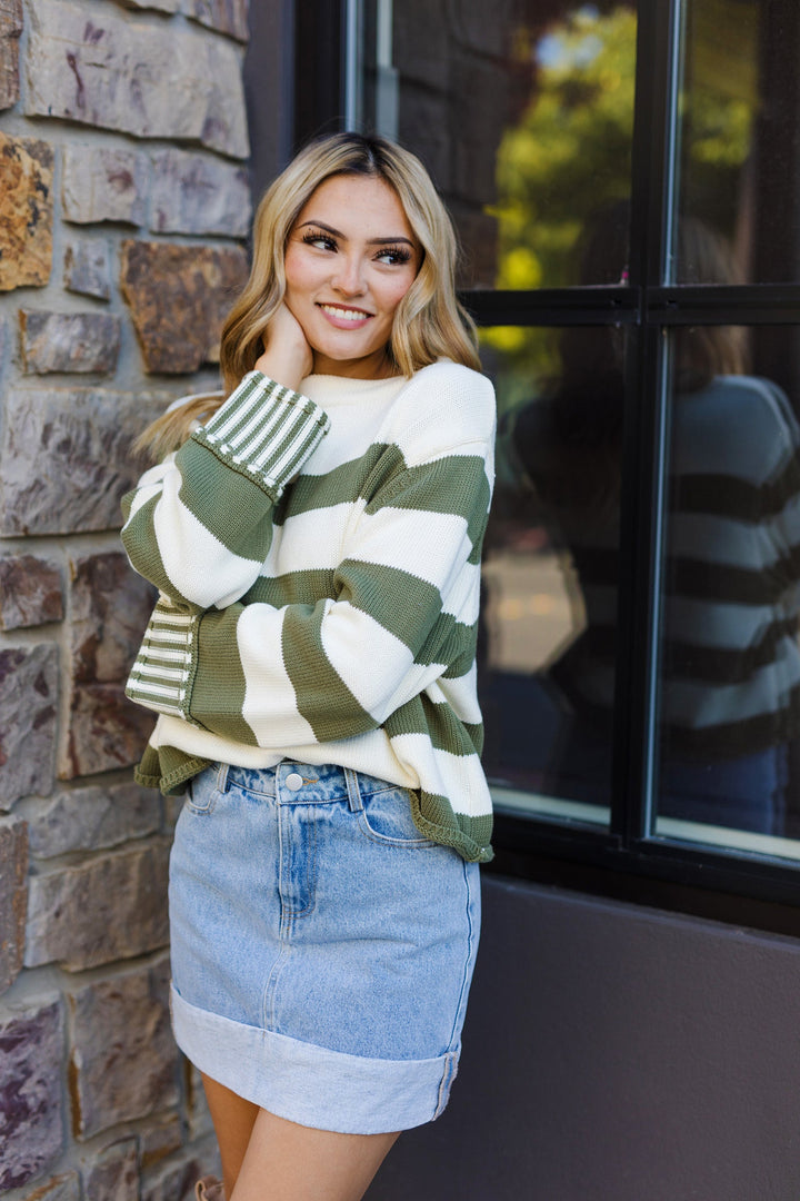 The Flip Side Striped Sweater