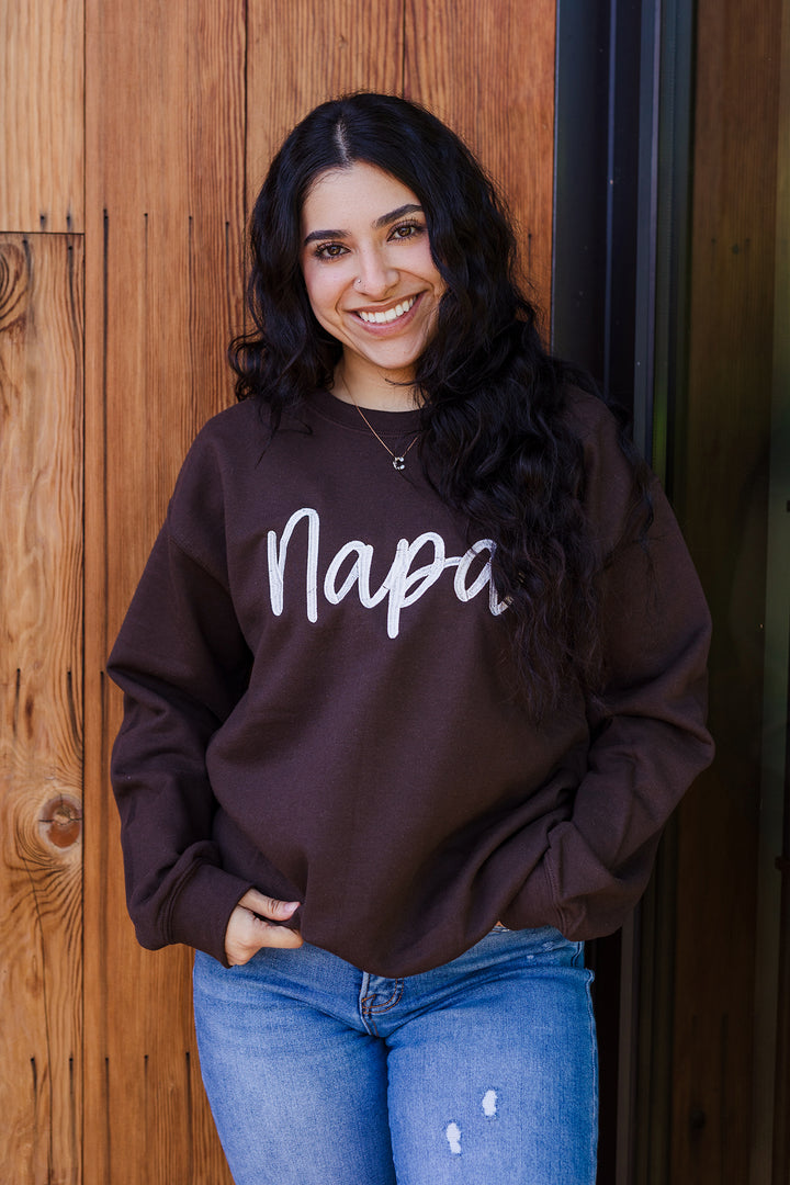 The Napa Embroidered Sweatshirts