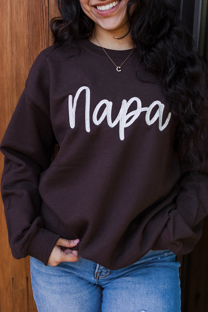 The Napa Embroidered Sweatshirts