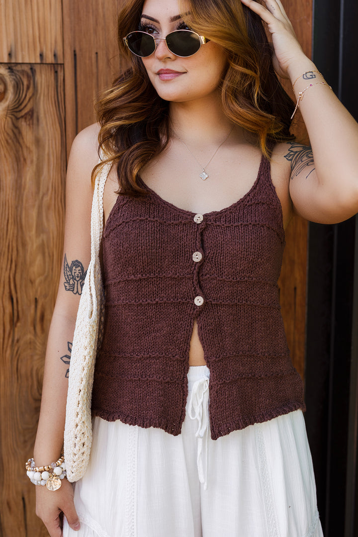 The Bora Bora Knit Sweater Tank