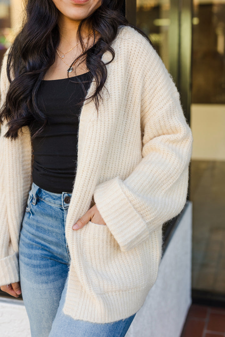 The Finishing Touch Open Front Cardigan
