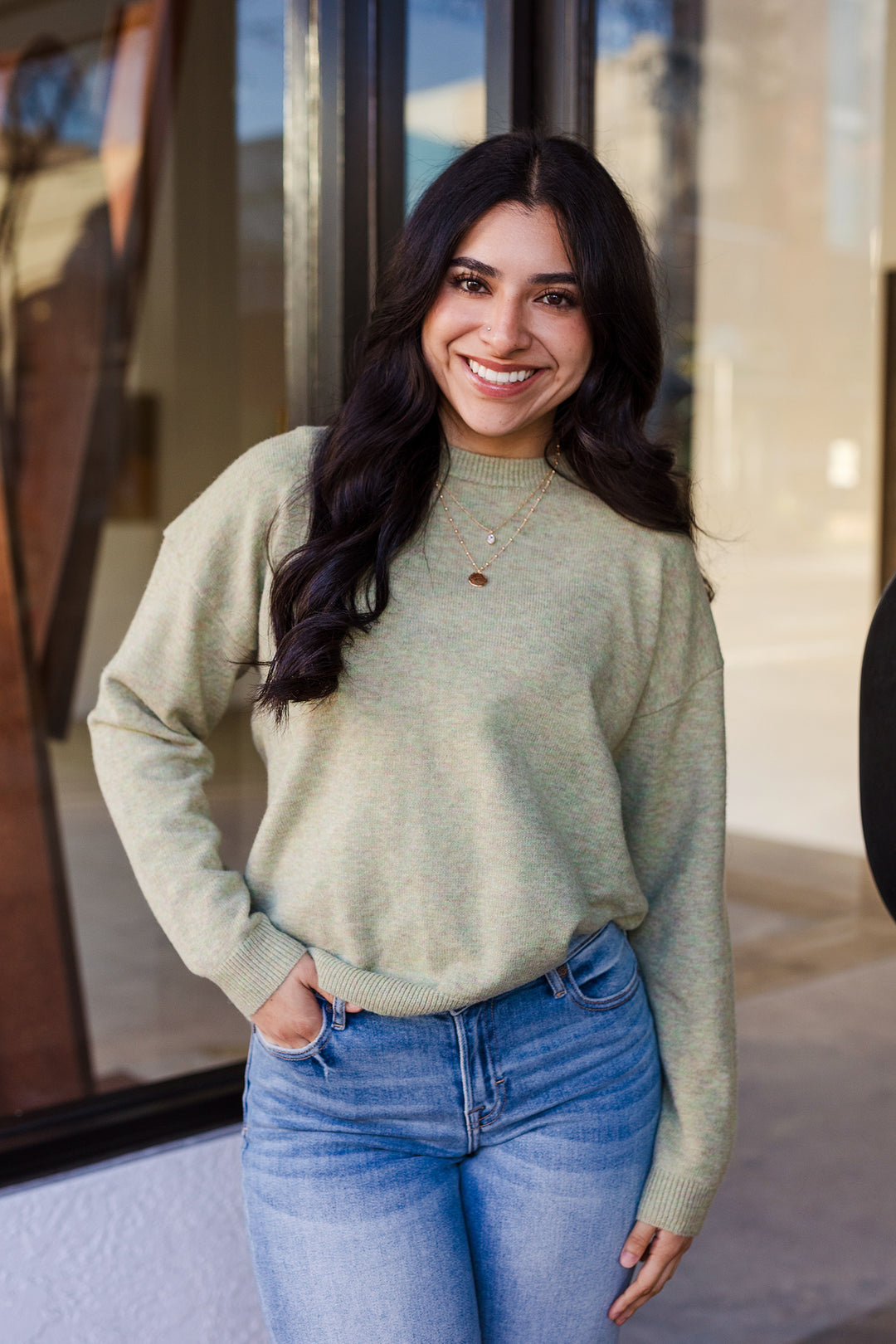 The Sutton Soft Knit Crewneck Sweater