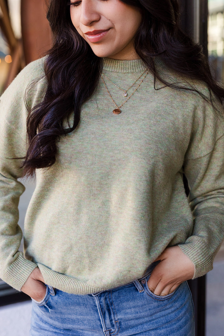 The Sutton Soft Knit Crewneck Sweater