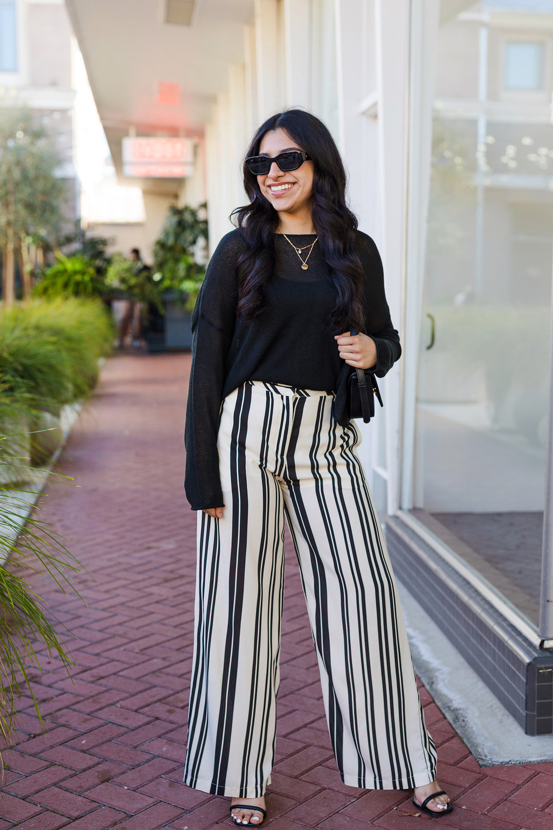 The Seaside Soirée Striped Wide Leg Pants