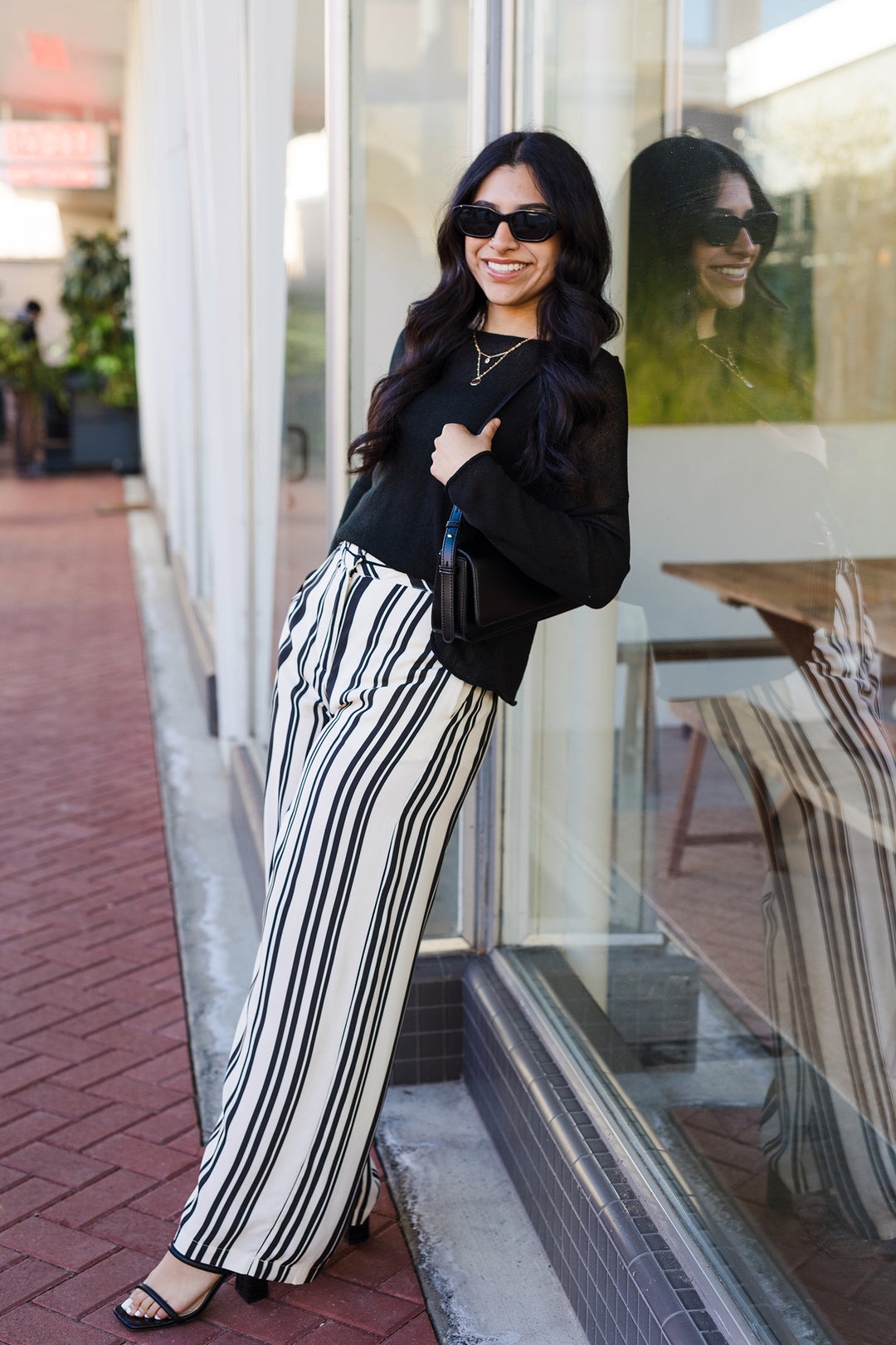 The Seaside Soirée Striped Wide Leg Pants
