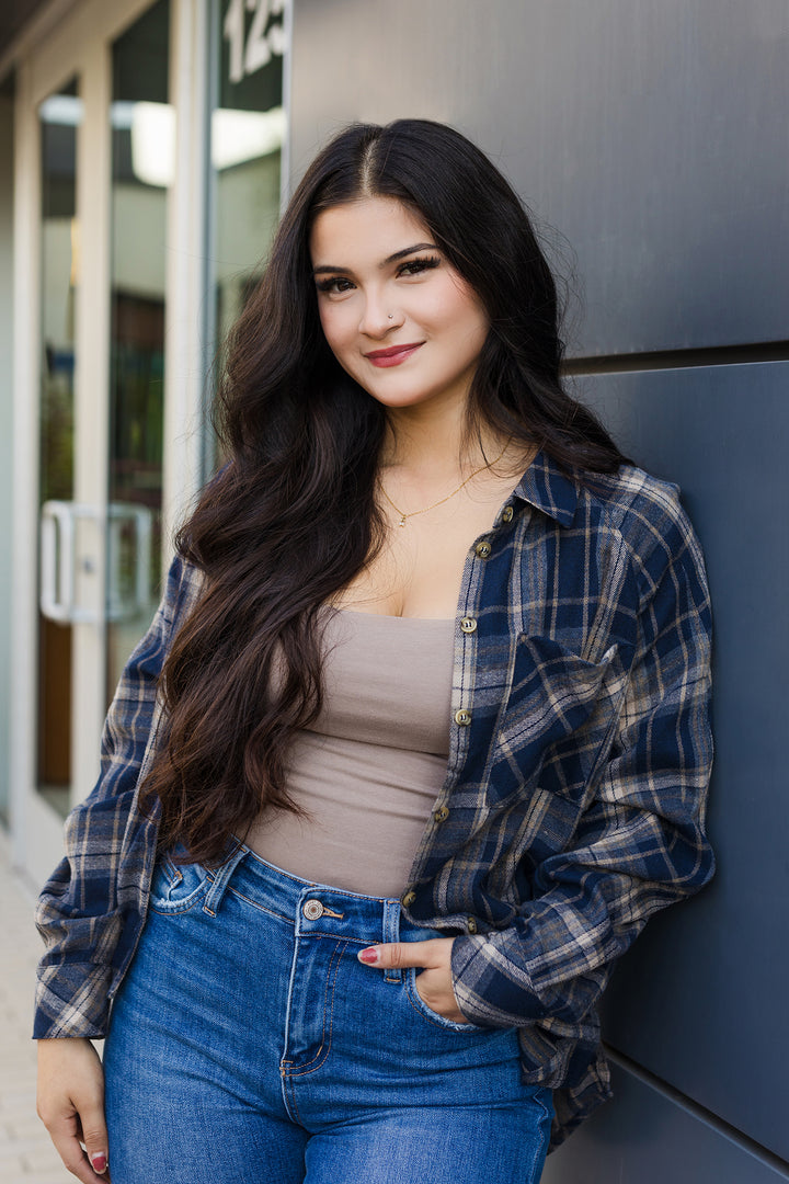 The Fall Layers Plaid Soft Flannel Shirt