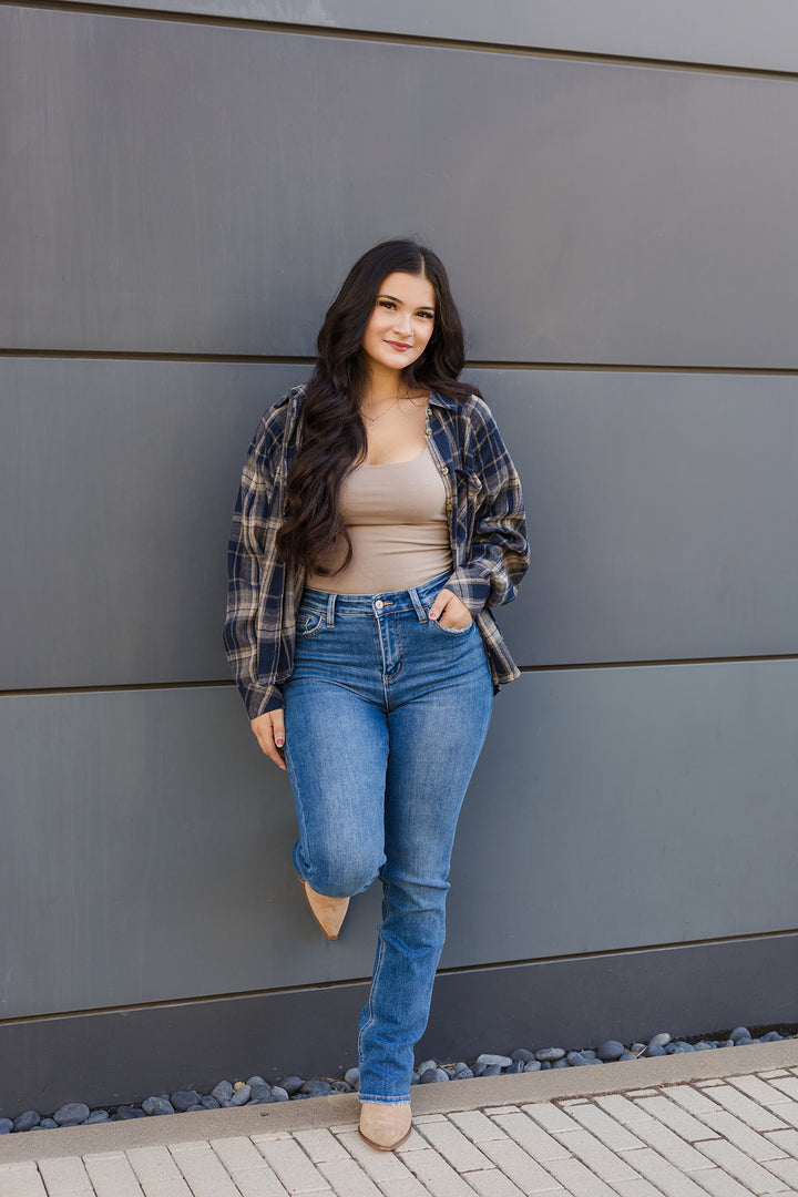 The Fall Layers Plaid Soft Flannel Shirt