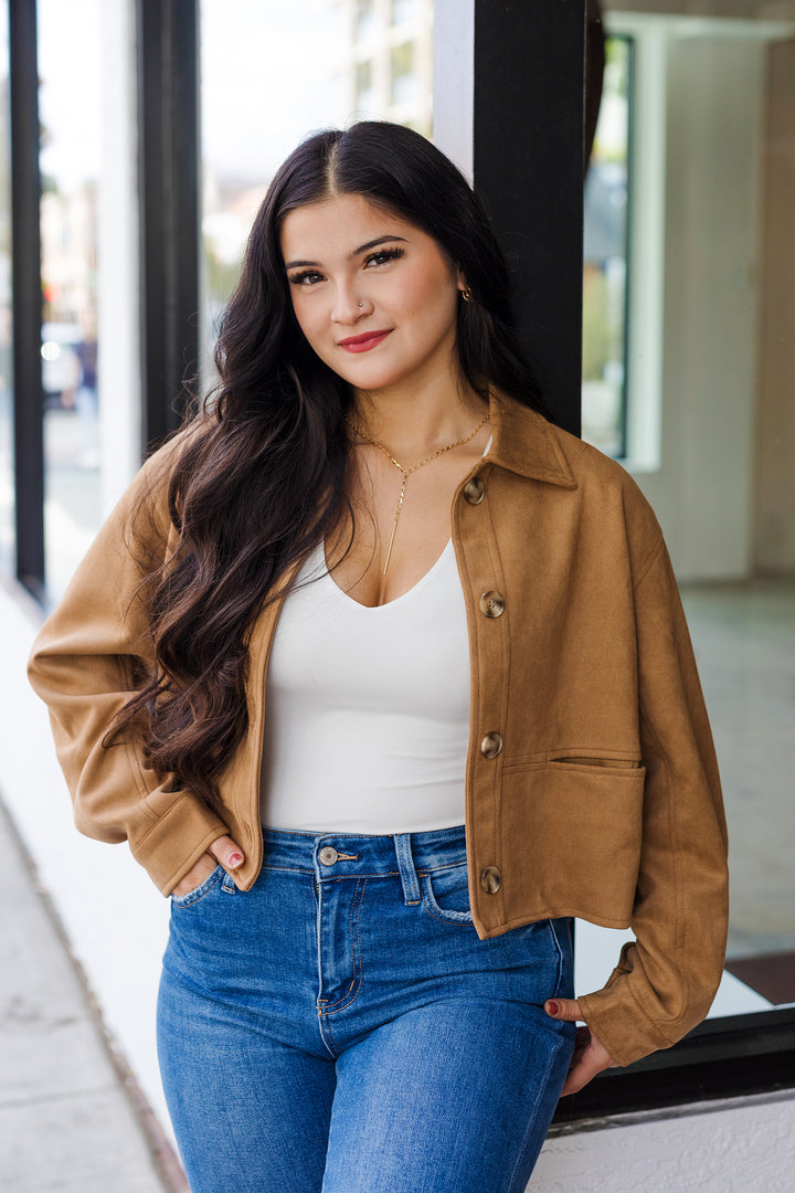 The Saddle Up Faux Suede Jacket