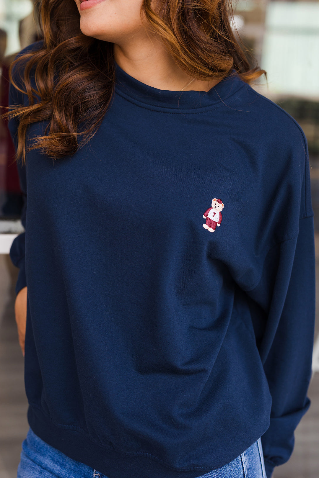 The Bear Minimum Embroidered Sweatshirt