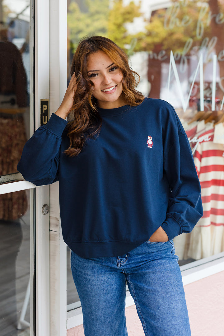 The Bear Minimum Embroidered Sweatshirt