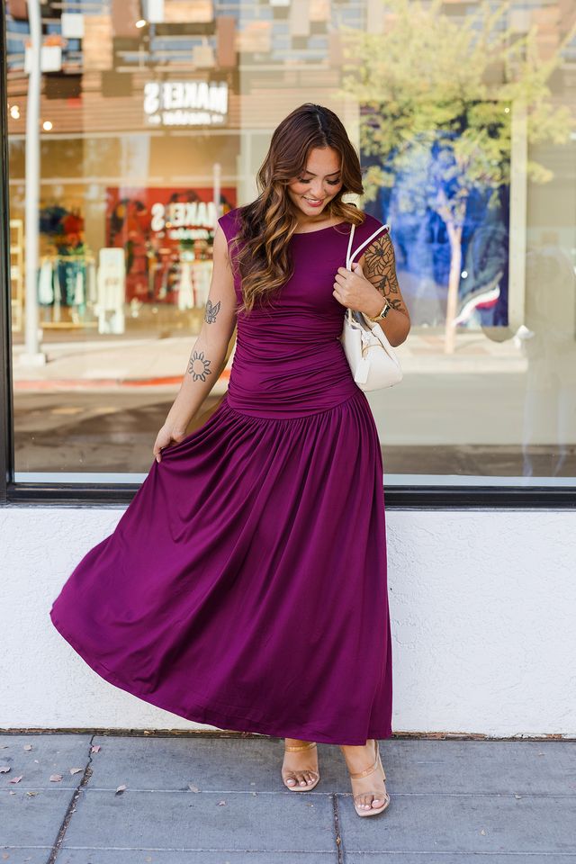 The Willow Drop-Waist Midi Dress