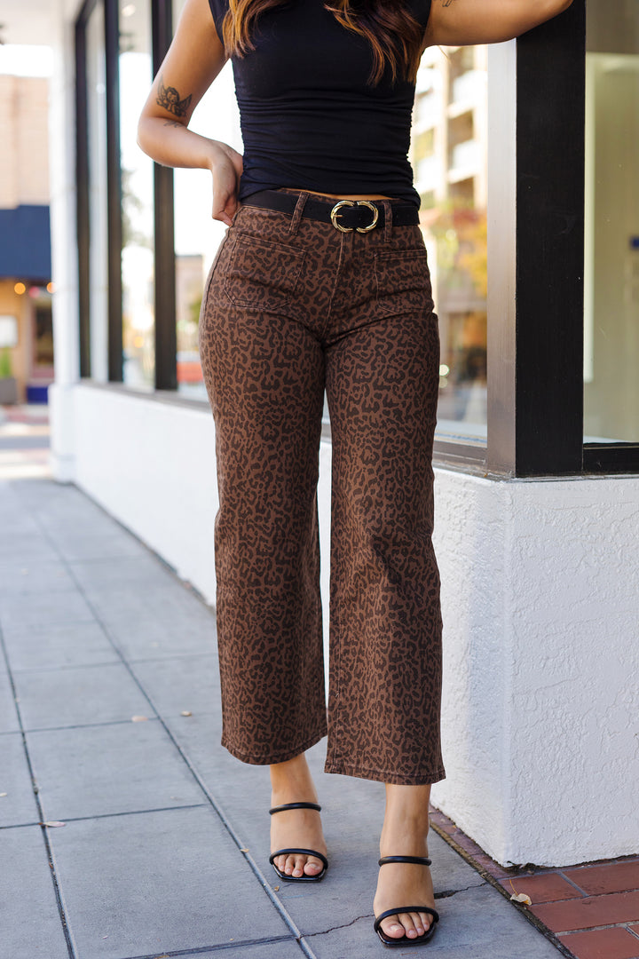 The Urban Safari Leopard Print Jeans