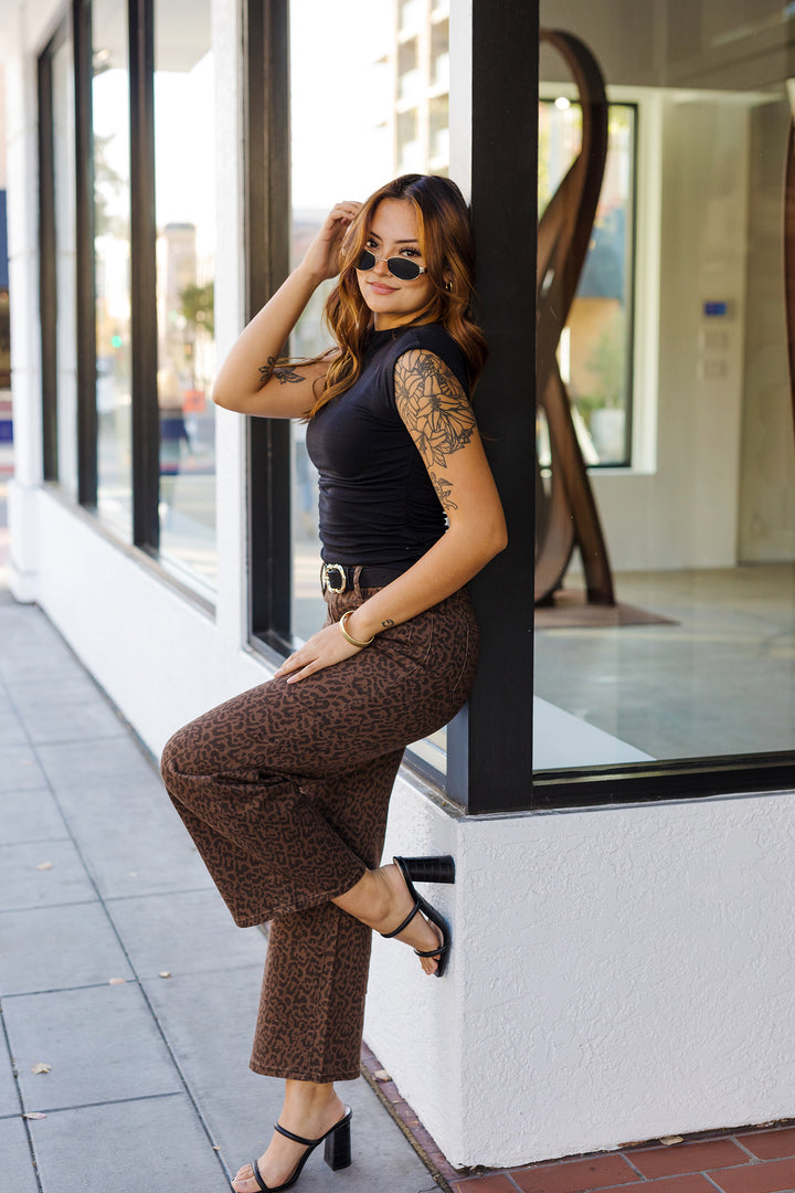 The Urban Safari Leopard Print Jeans