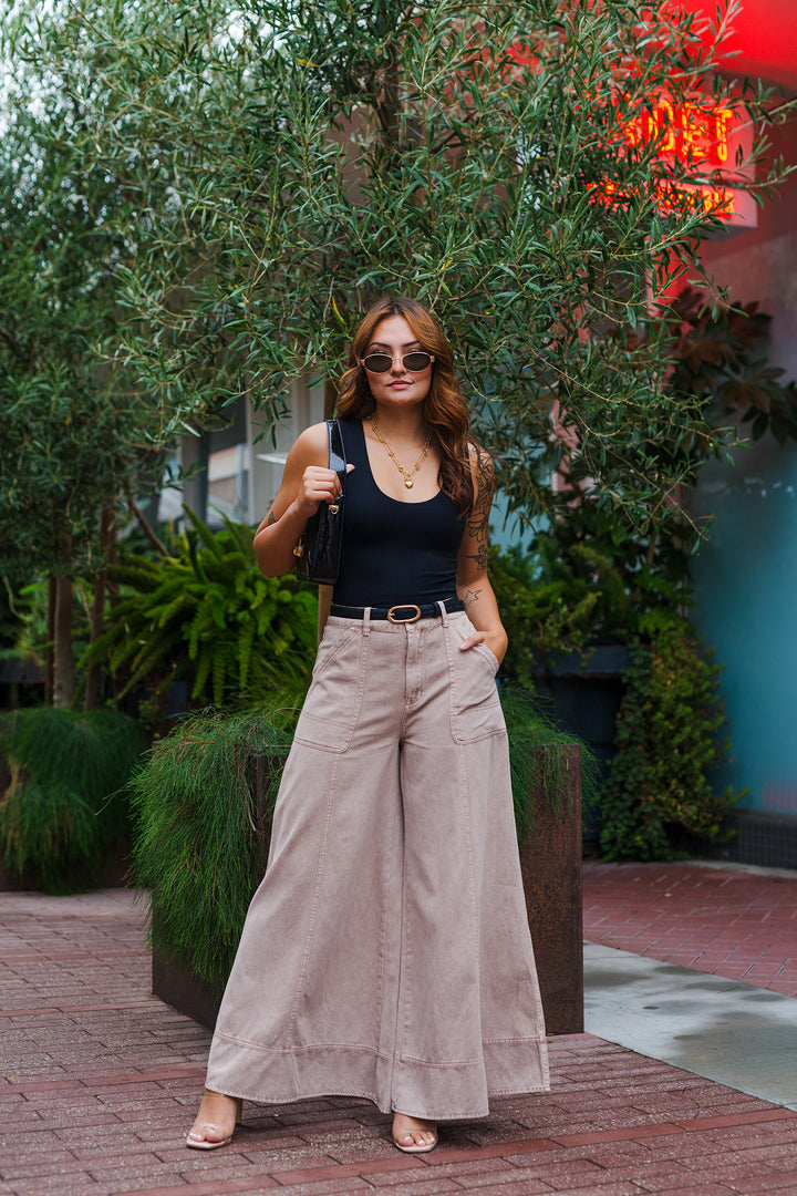 The Handy Work Ultra Wide Leg Carpenter Pants