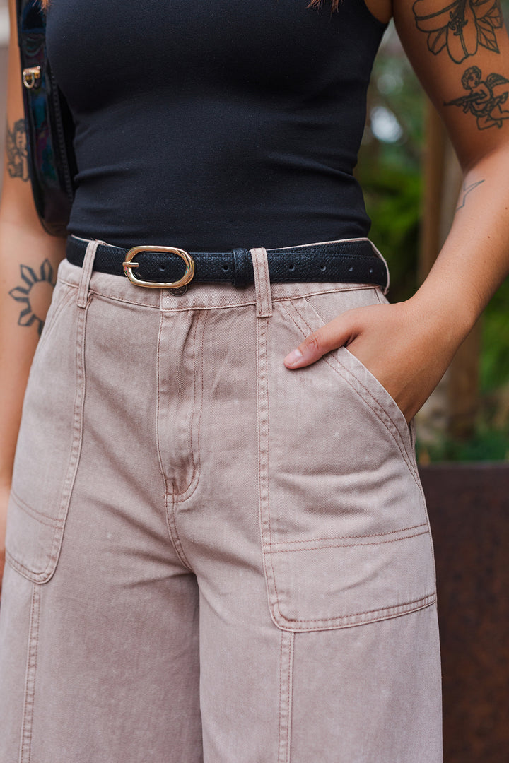 The Handy Work Ultra Wide Leg Carpenter Pants