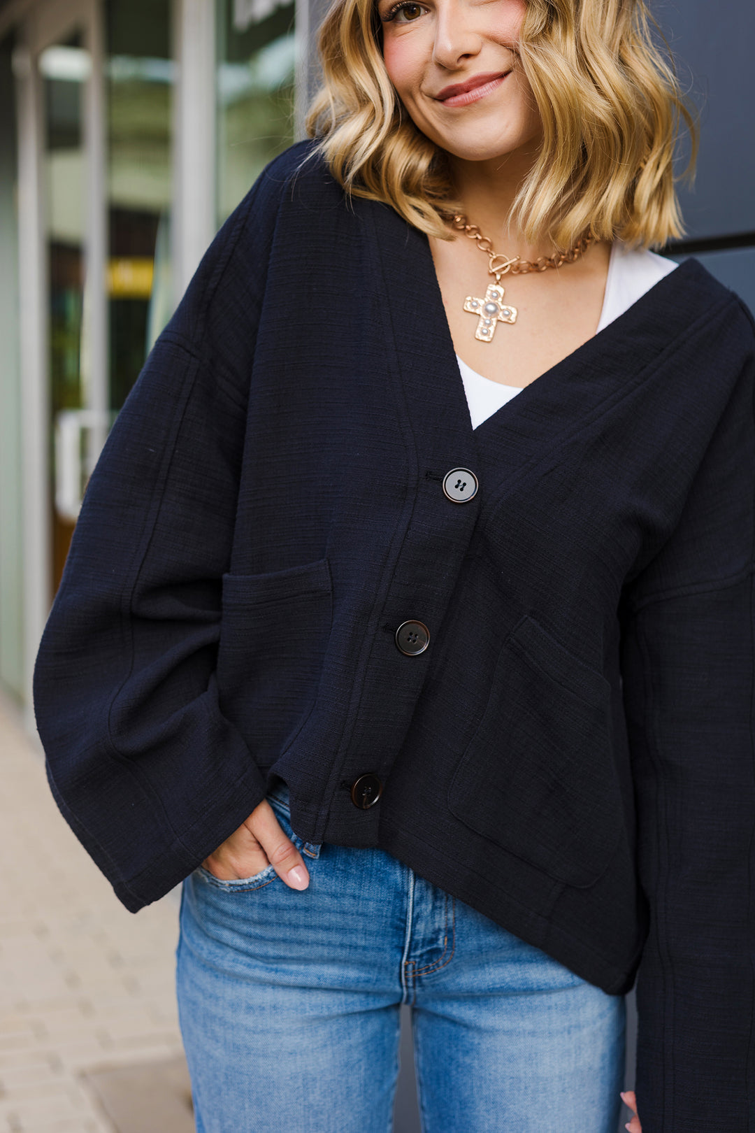 The Zen and Now Oversized Kimono Jacket