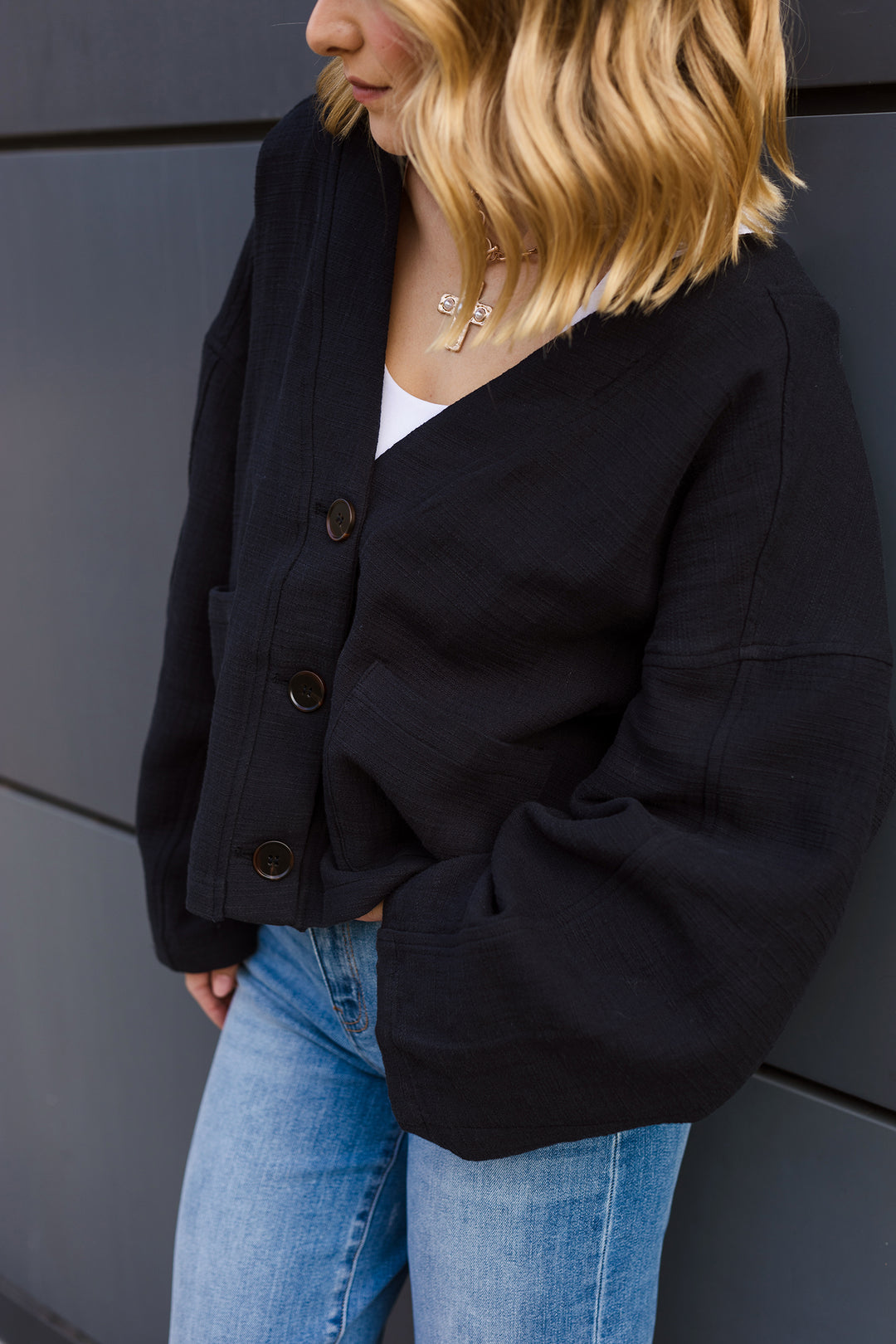 The Zen and Now Oversized Kimono Jacket