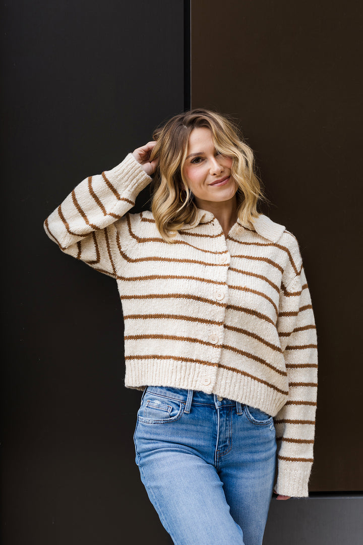 The Love Lines Striped Cardigan