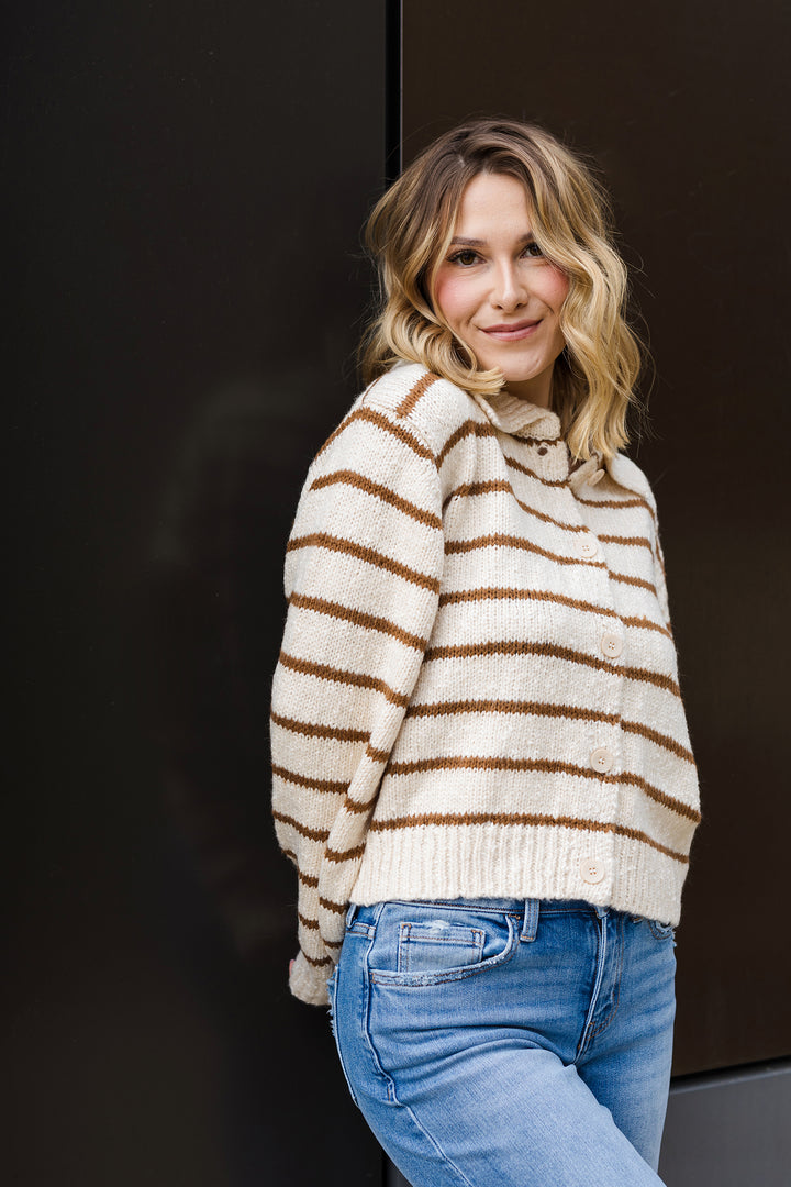 The Love Lines Striped Cardigan