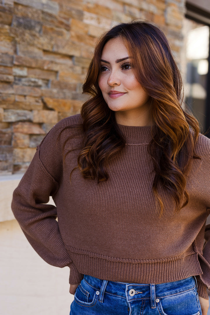 The Worn On Repeat Cropped Pullover Sweater